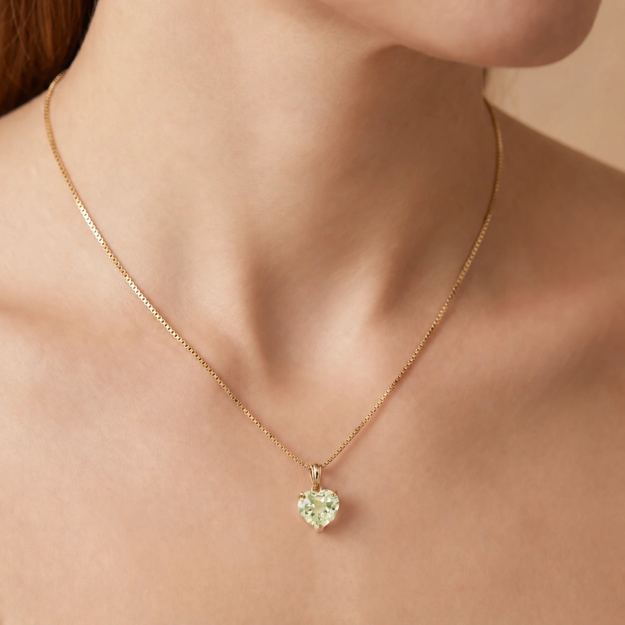 Yellow Gold Green Amethyst — Uberta