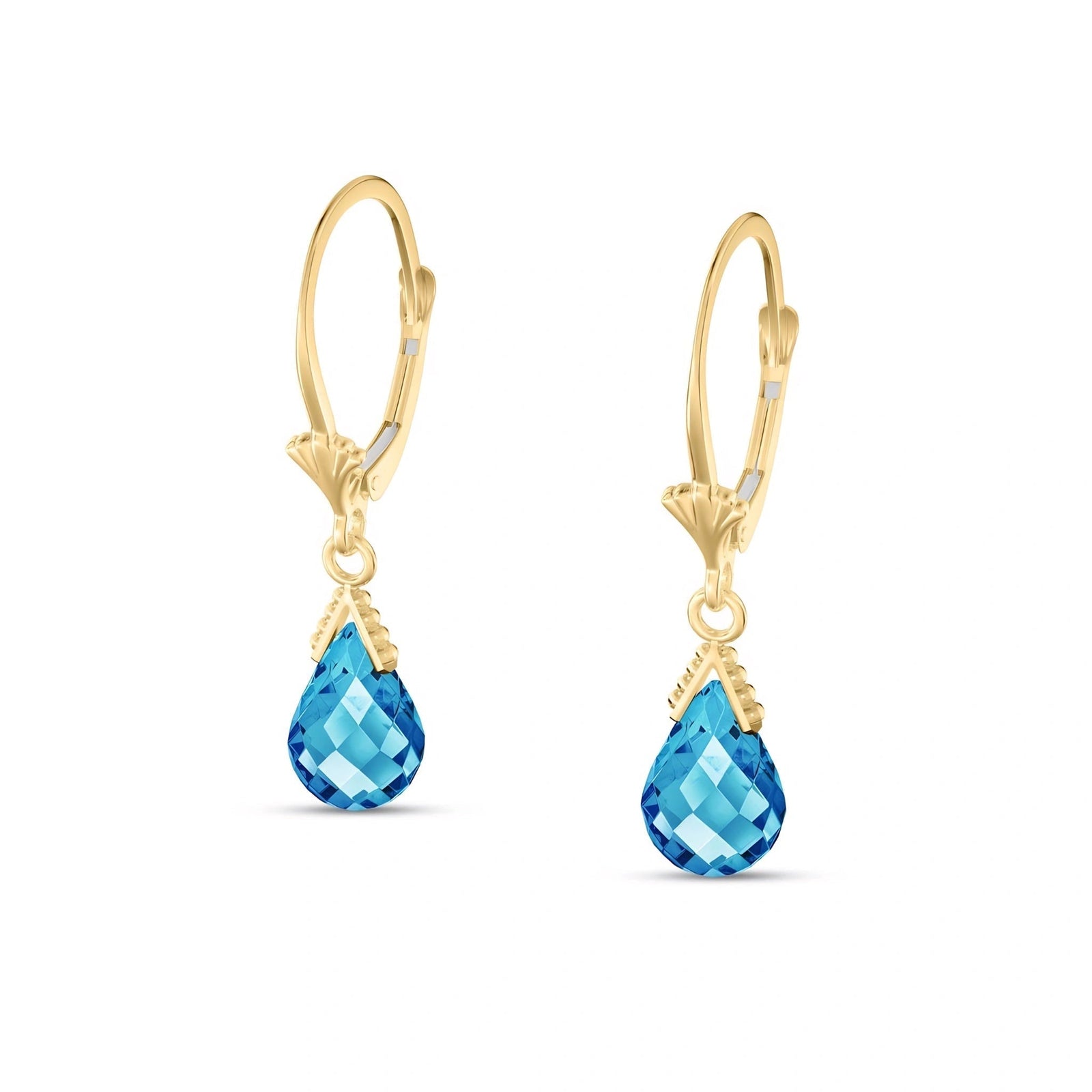 Yellow Gold Blue Topaz — Ubertina
