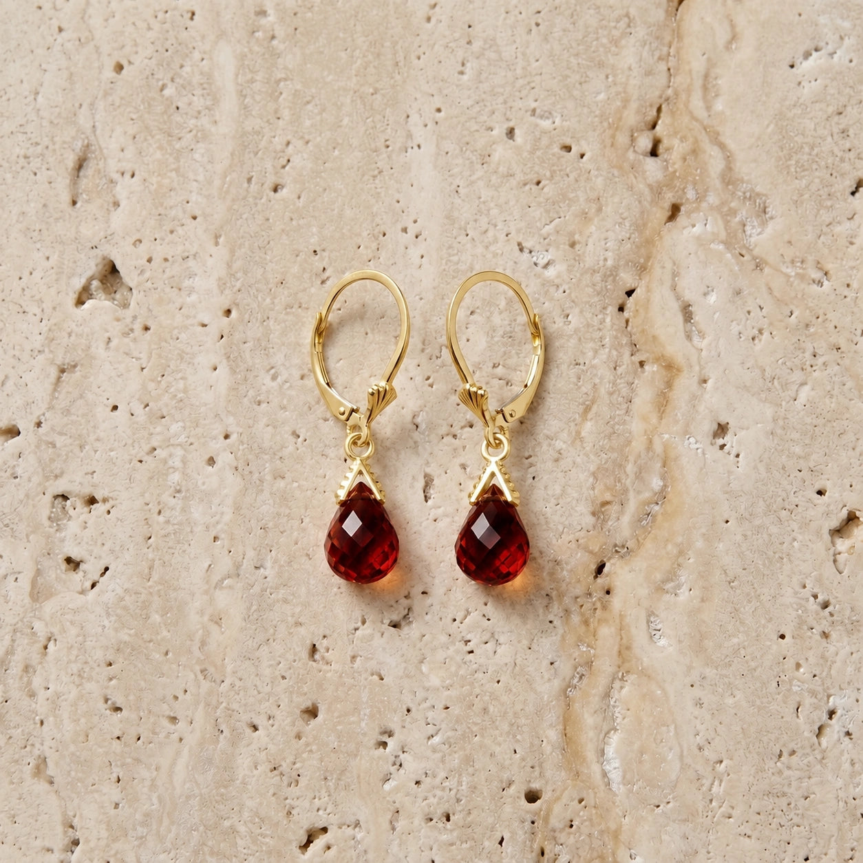 Yellow Gold Garnet — Ubertina