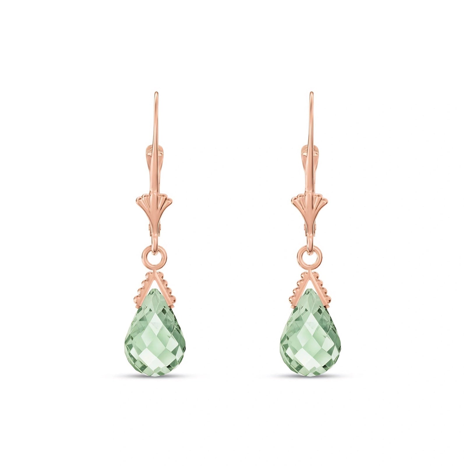 Rose Gold Green Amethyst — Ubertina