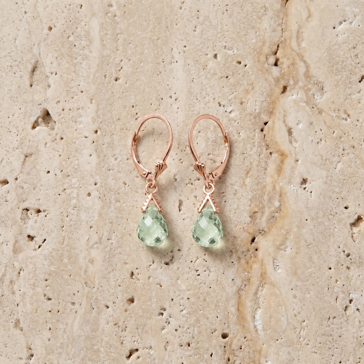 Rose Gold Green Amethyst — Ubertina