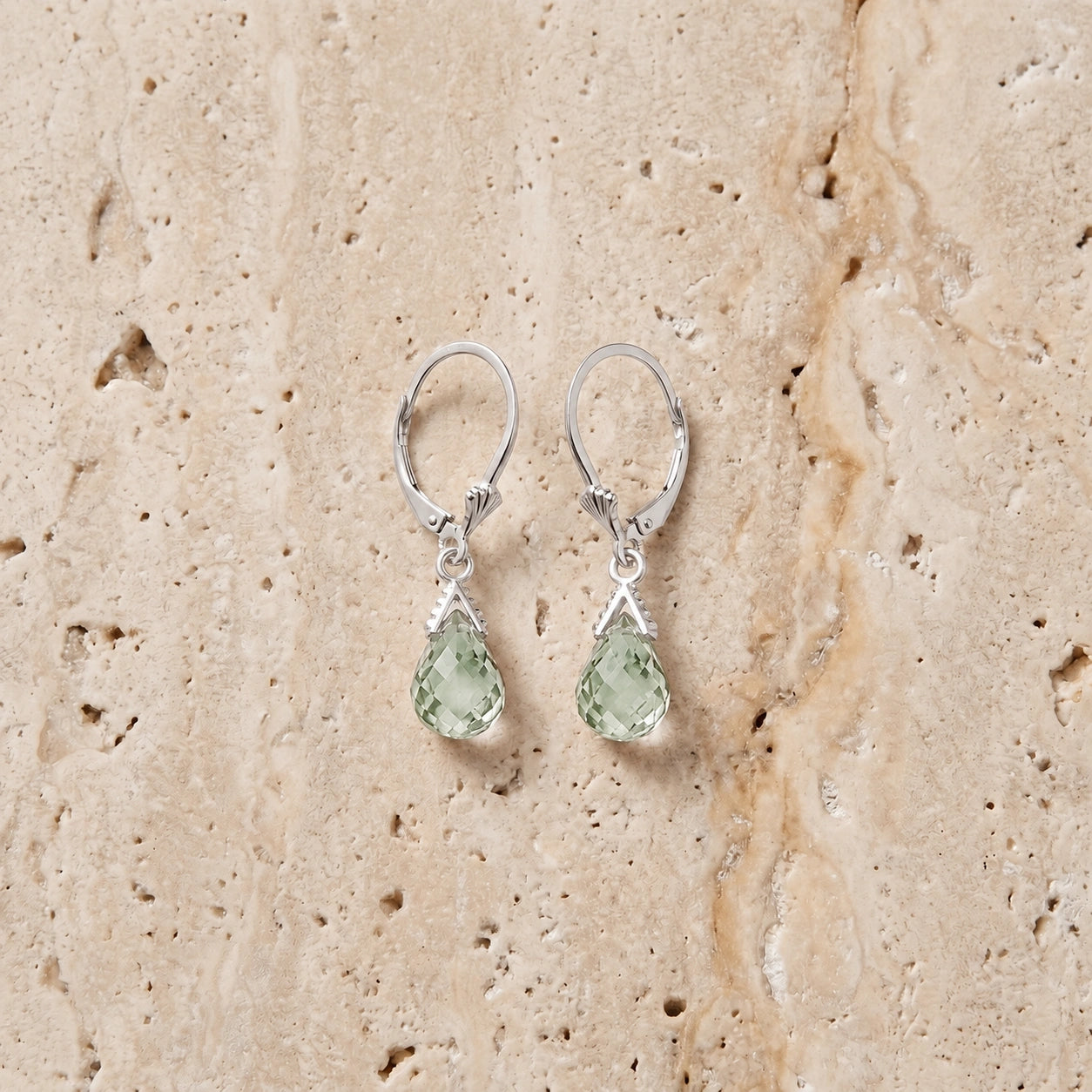 White Gold Green Amethyst — Ubertina