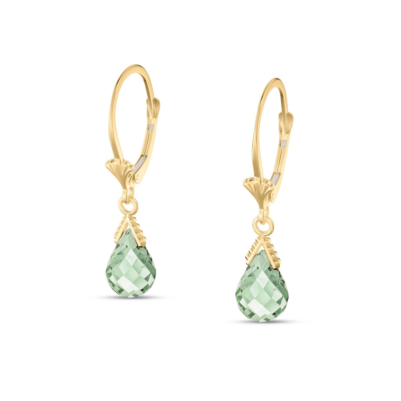 Yellow Gold Green Amethyst — Ubertina