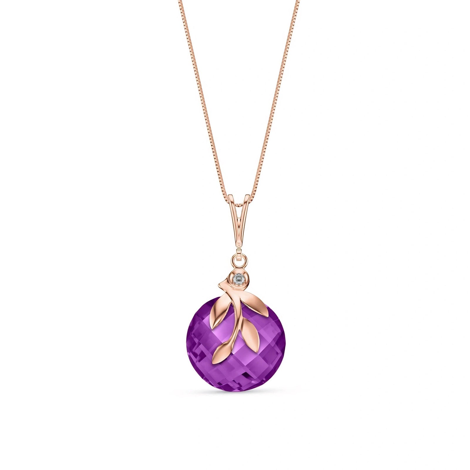 Rose Gold Amethyst & Diamond — Umbertina