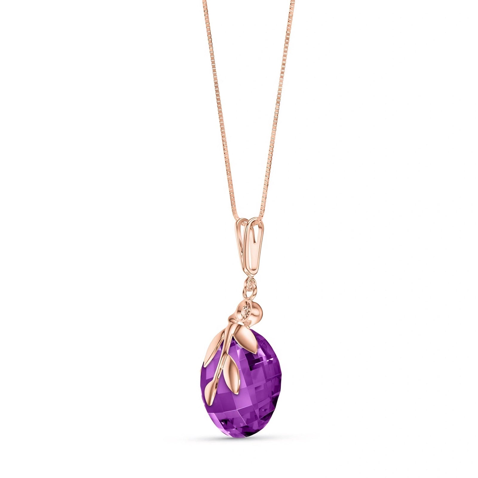 Rose Gold Amethyst & Diamond — Umbertina