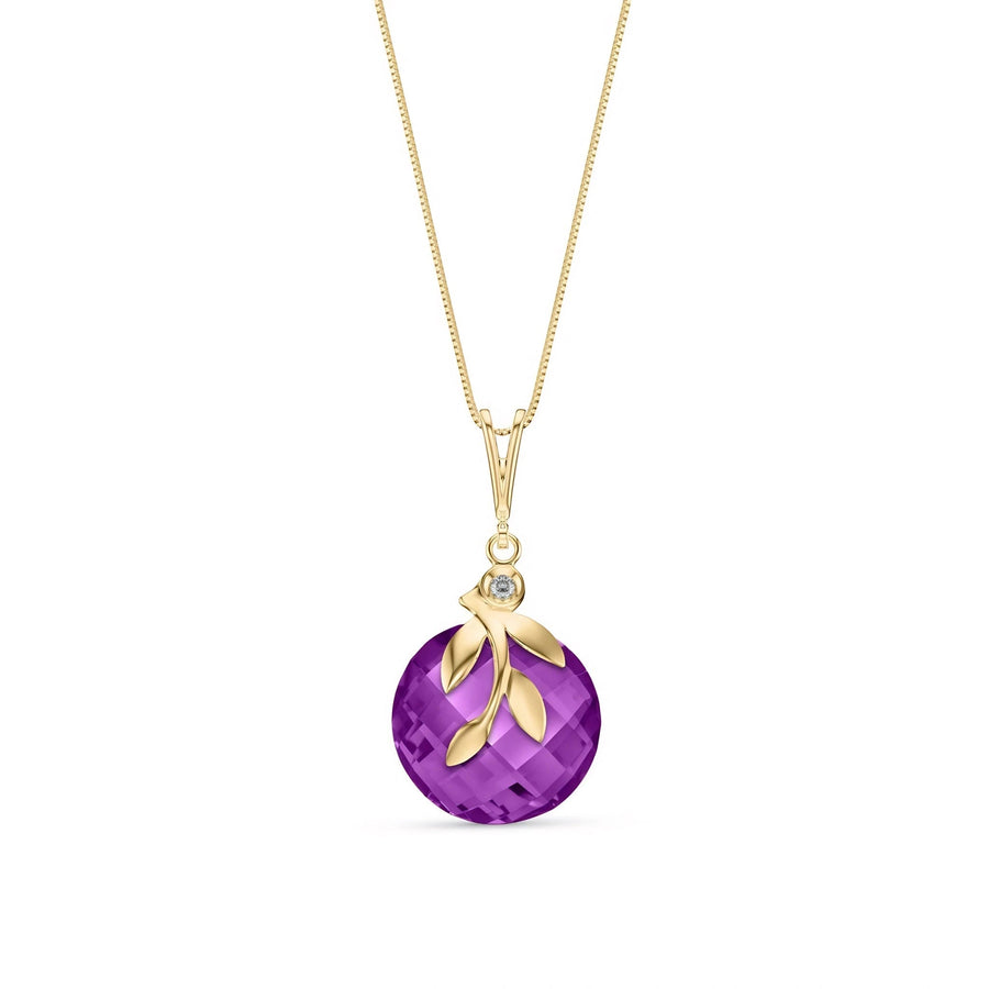 Yellow Gold Amethyst & Diamond — Umbertina
