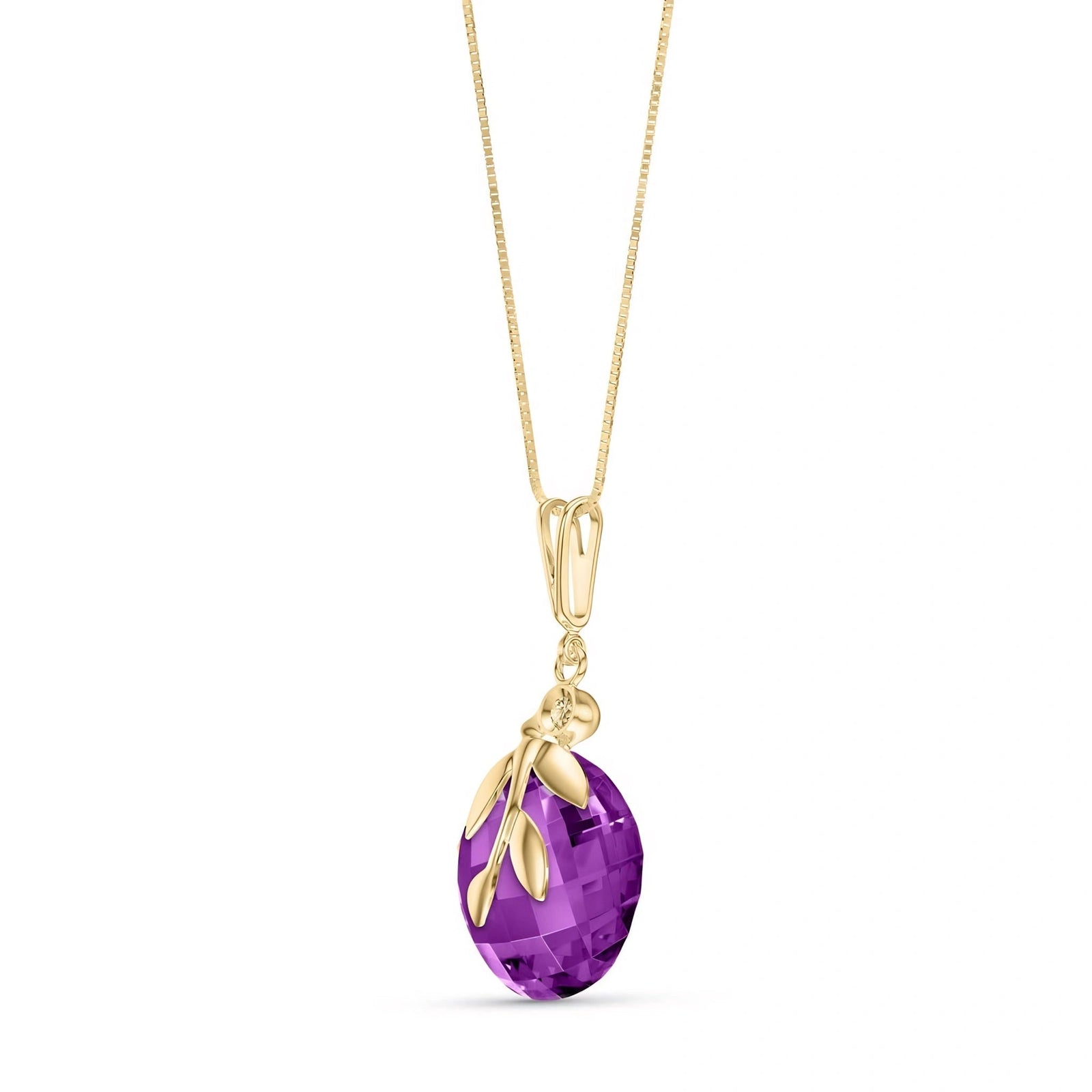 Yellow Gold Amethyst & Diamond — Umbertina