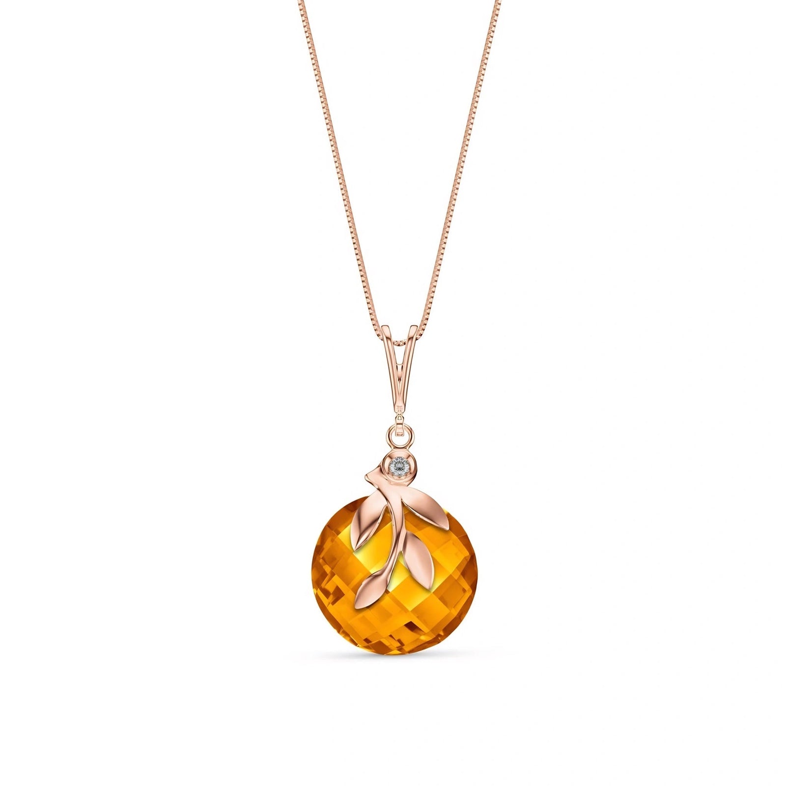 Rose Gold Diamond & Citrine — Umbertina