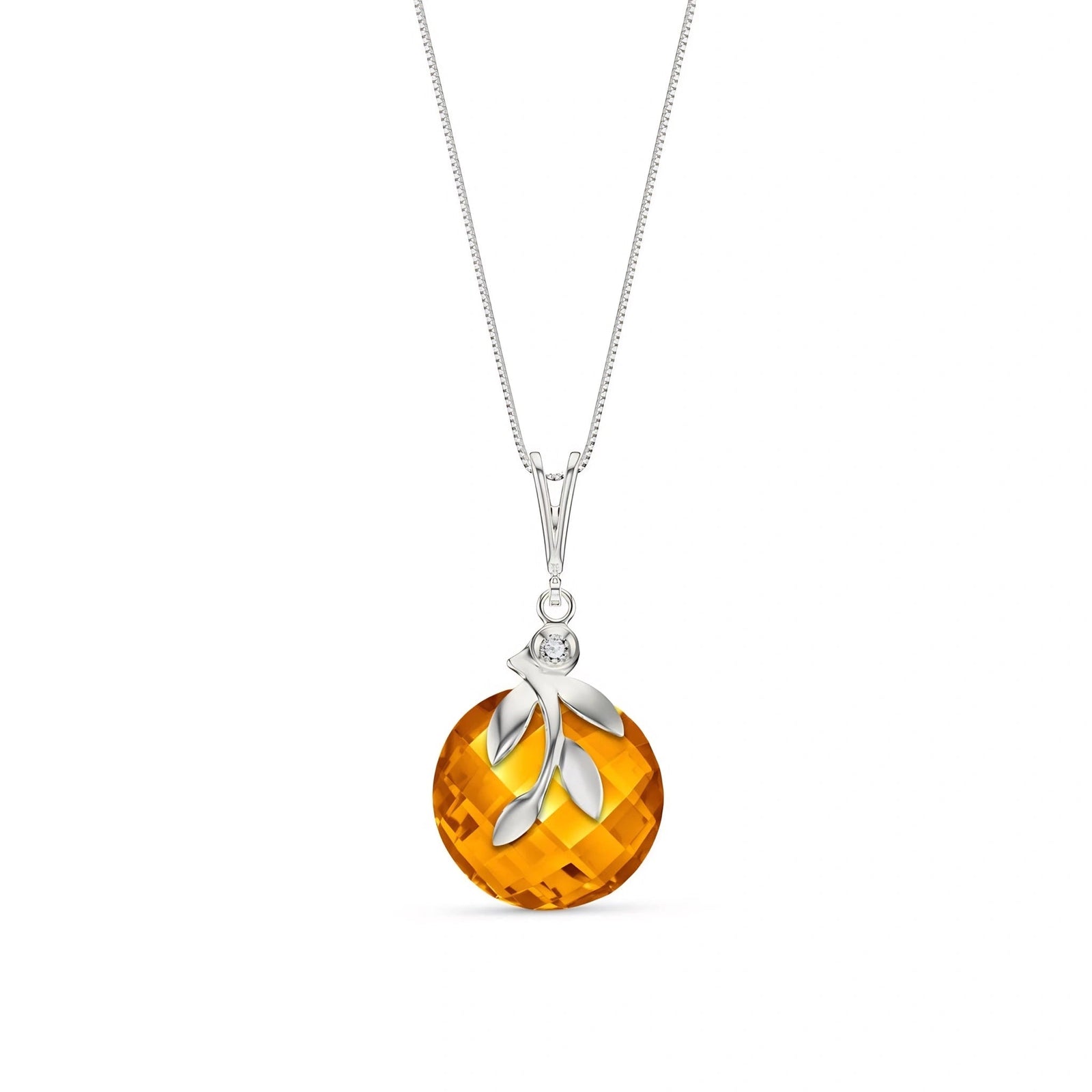 White Gold Diamond & Citrine — Umbertina