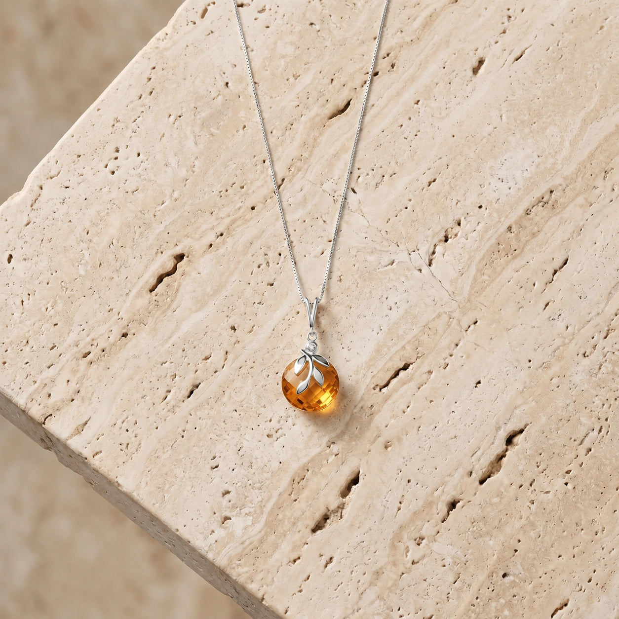 White Gold Diamond & Citrine — Umbertina