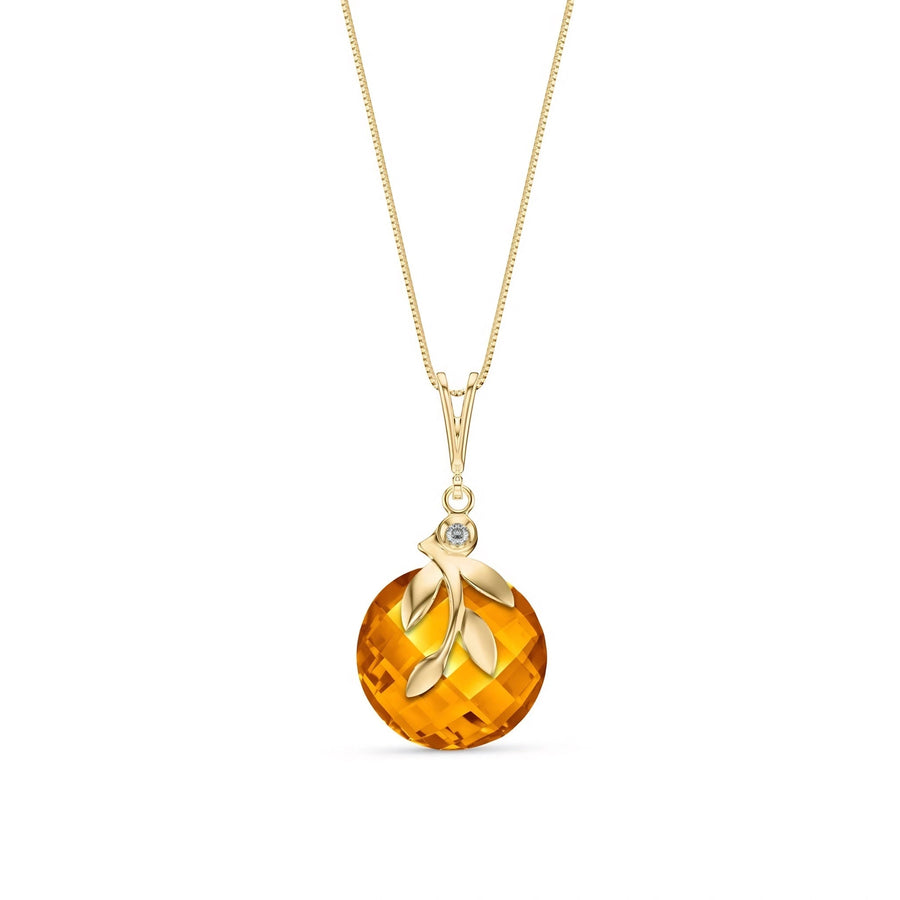Yellow Gold Diamond & Citrine — Umbertina