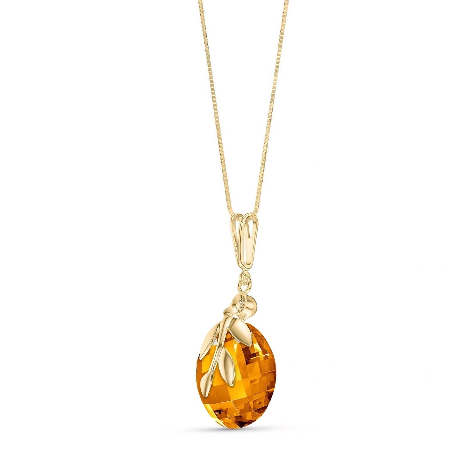 Yellow Gold Diamond & Citrine — Umbertina