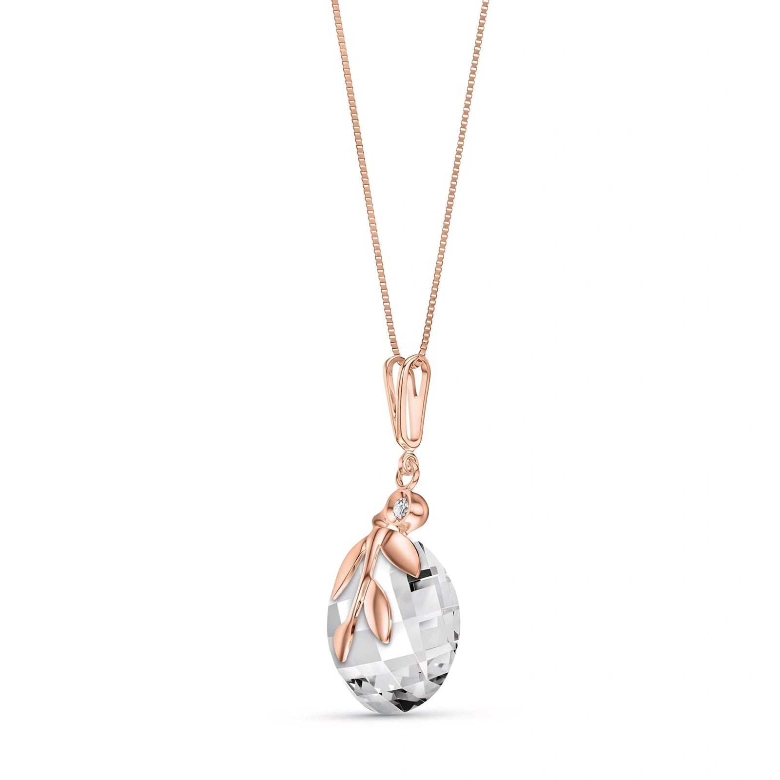 Rose Gold Diamond & White Topaz — Umbertina