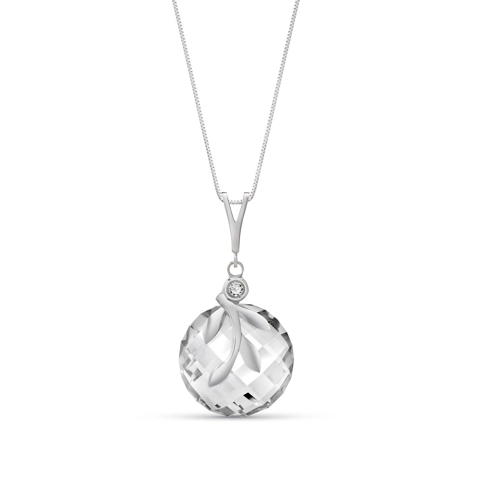 White Gold Diamond & White Topaz — Umbertina