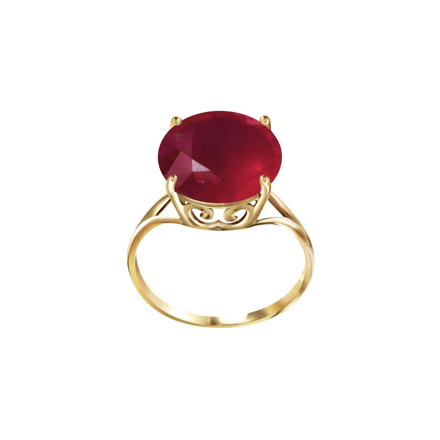 Yellow Gold Reverie Ring Ruby 10K — Stella