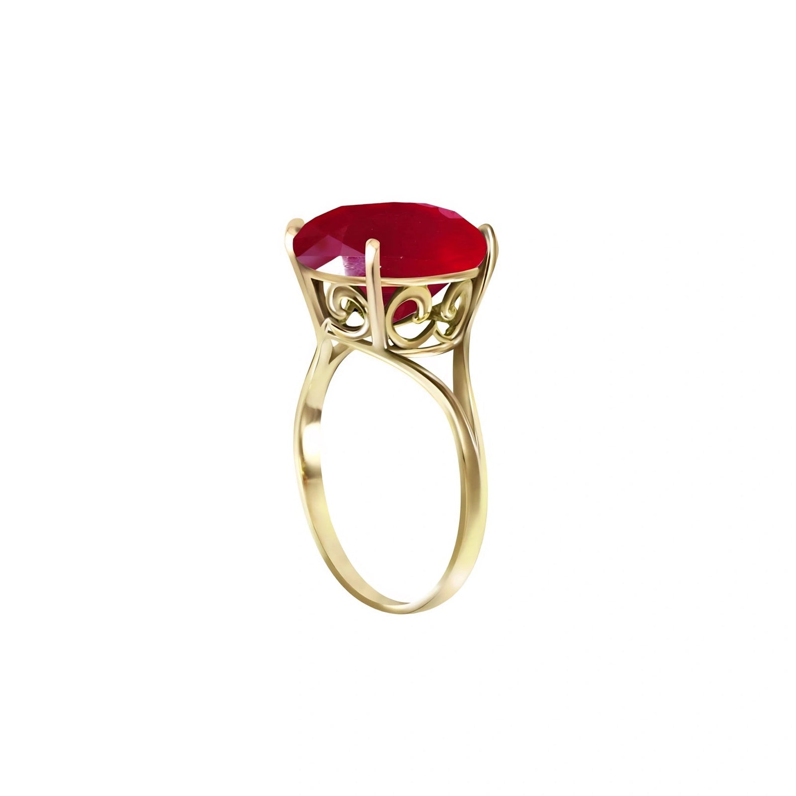Yellow Gold Reverie Ring Ruby 10K — Stella