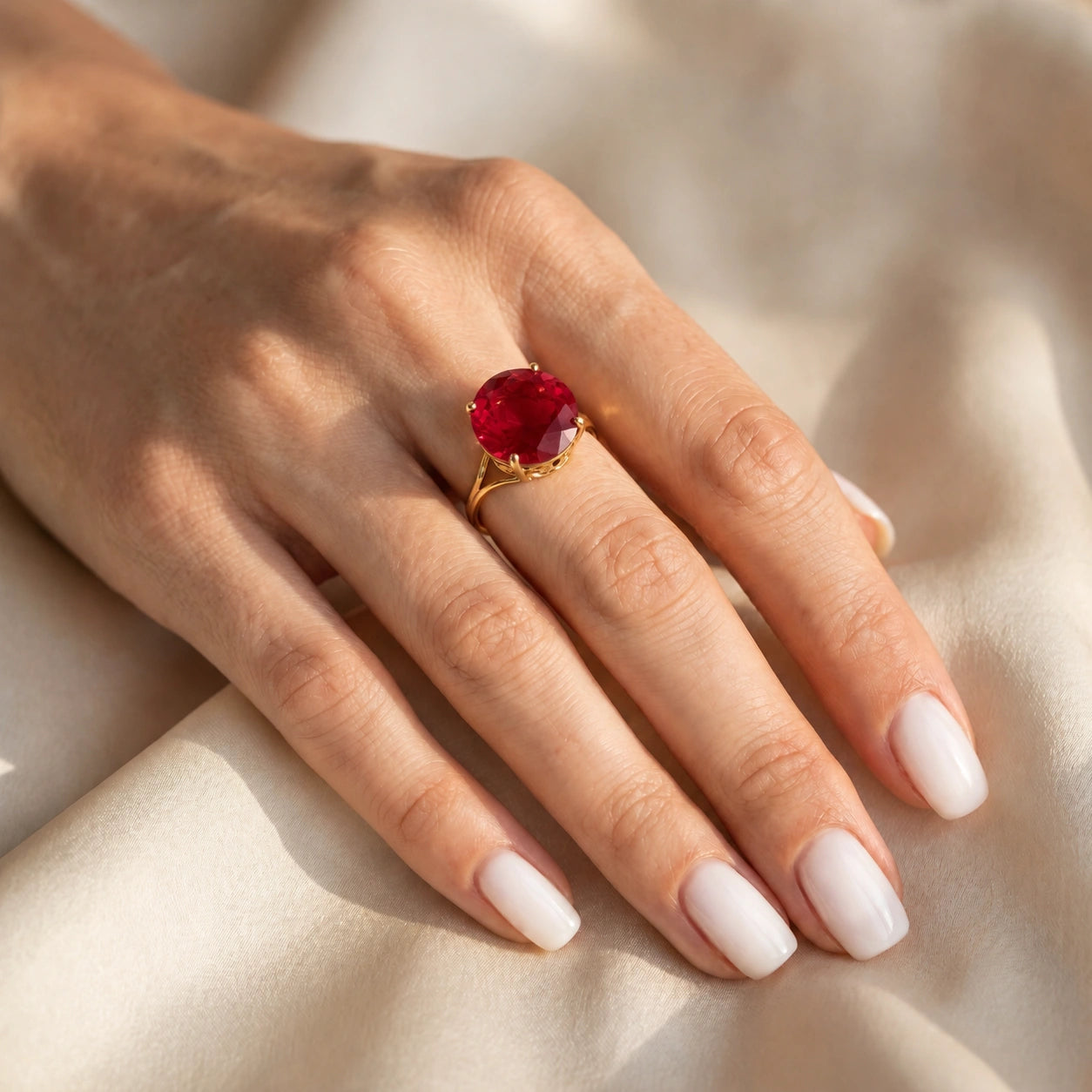 Yellow Gold Reverie Ring Ruby 10K — Stella