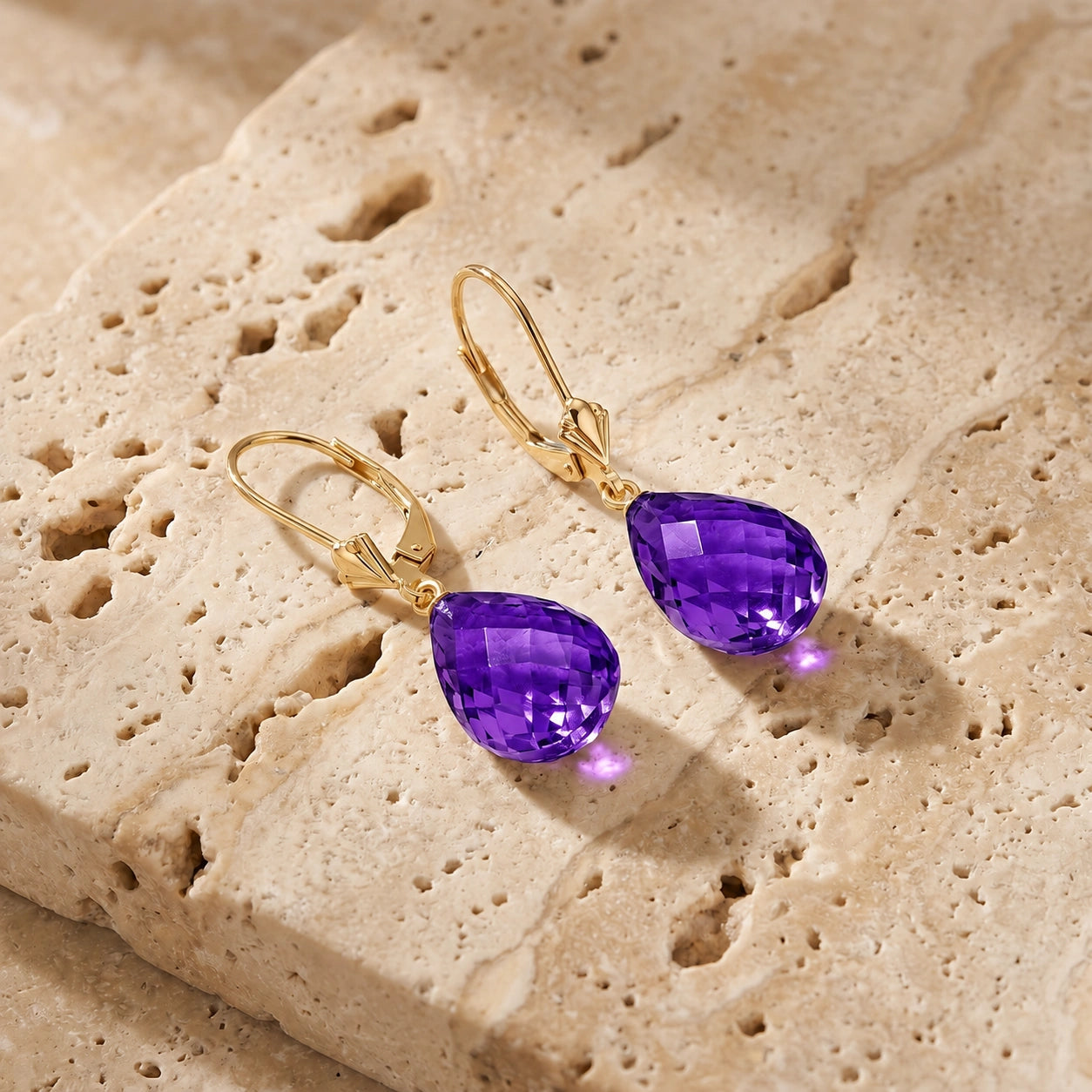 Yellow Gold Amethyst — Vespertina