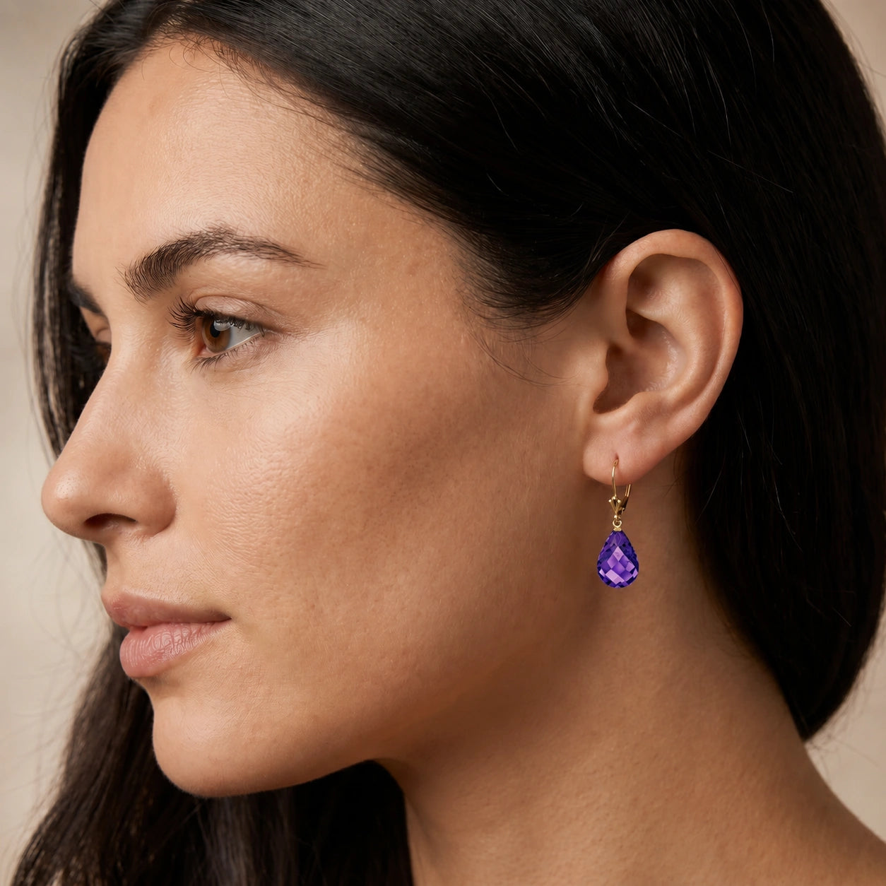 Yellow Gold Amethyst — Vespertina