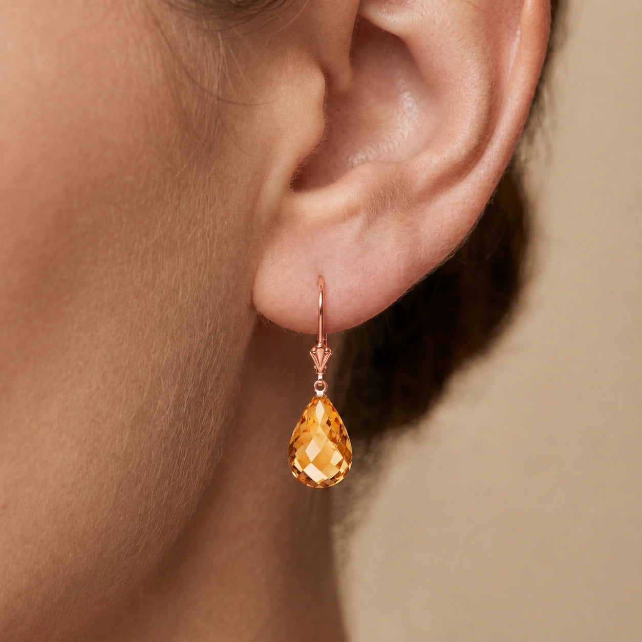 Rose Gold Citrine — Vespertina