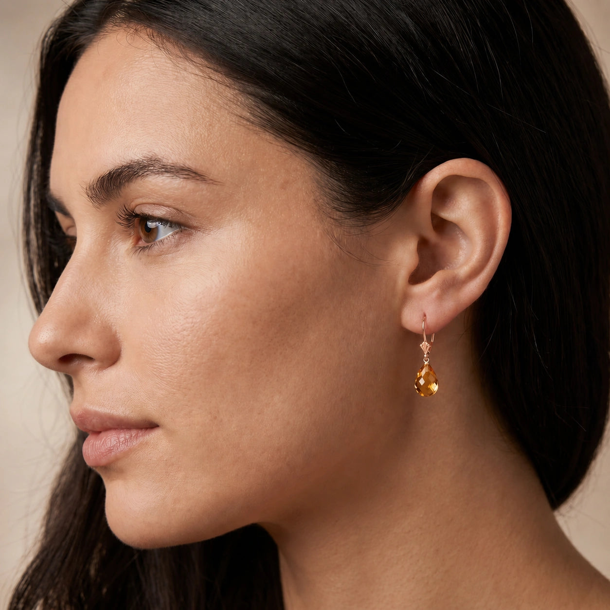 Rose Gold Citrine — Vespertina