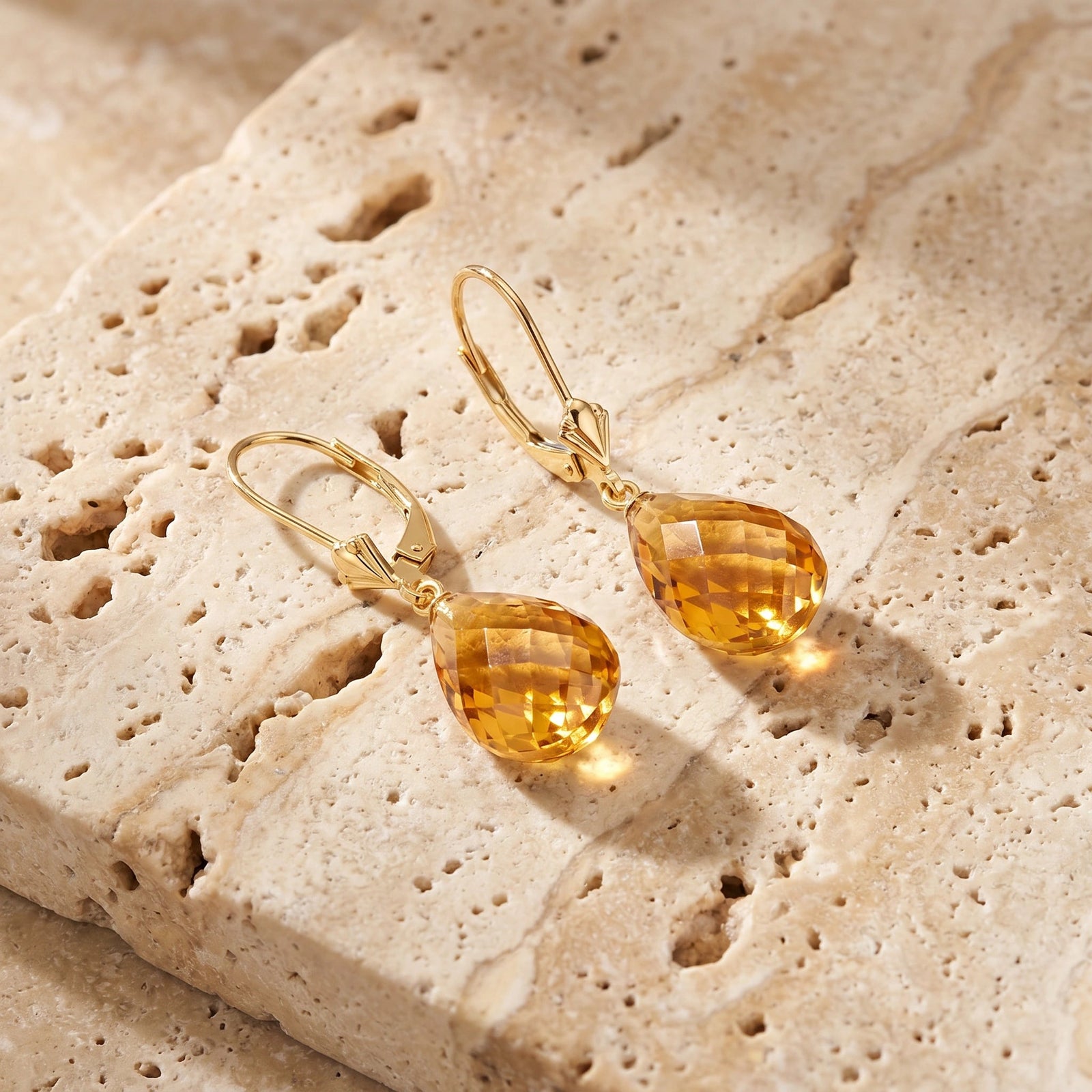 Yellow Gold Citrine — Vespertina