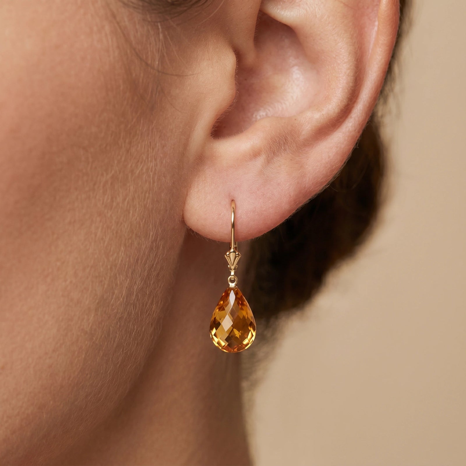 Yellow Gold Citrine — Vespertina