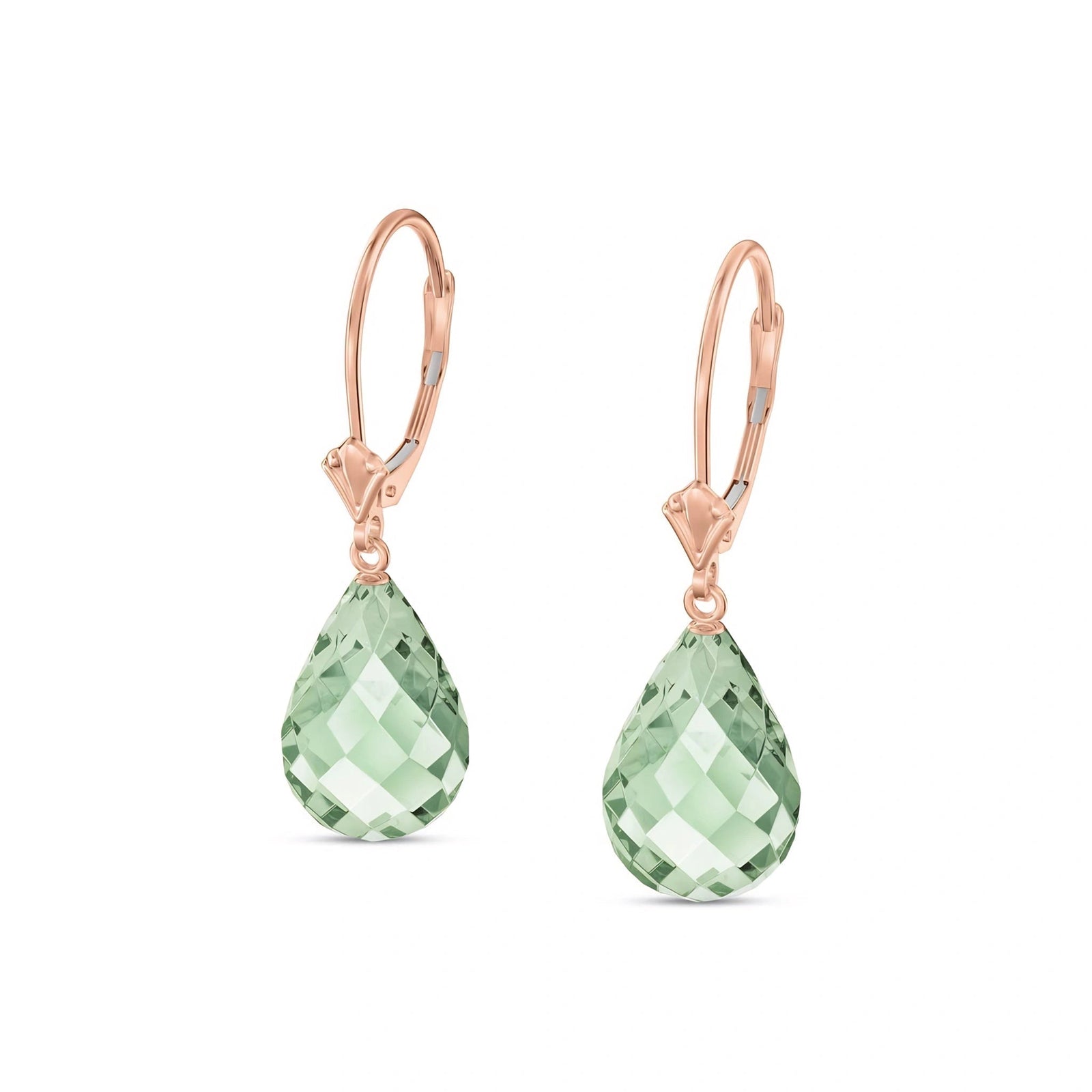 Rose Gold Green Amethyst — Vespertina