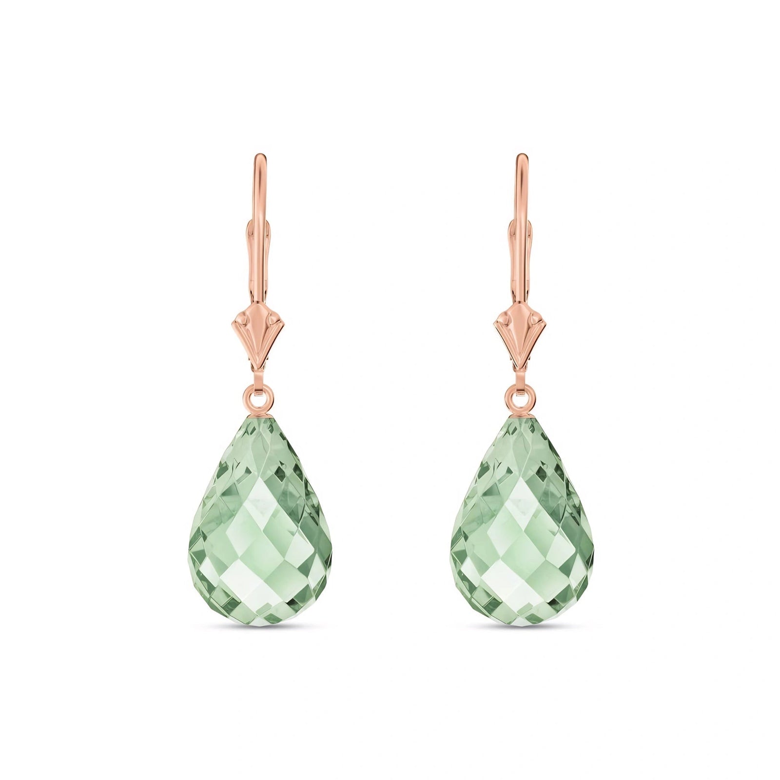 Rose Gold Green Amethyst — Vespertina