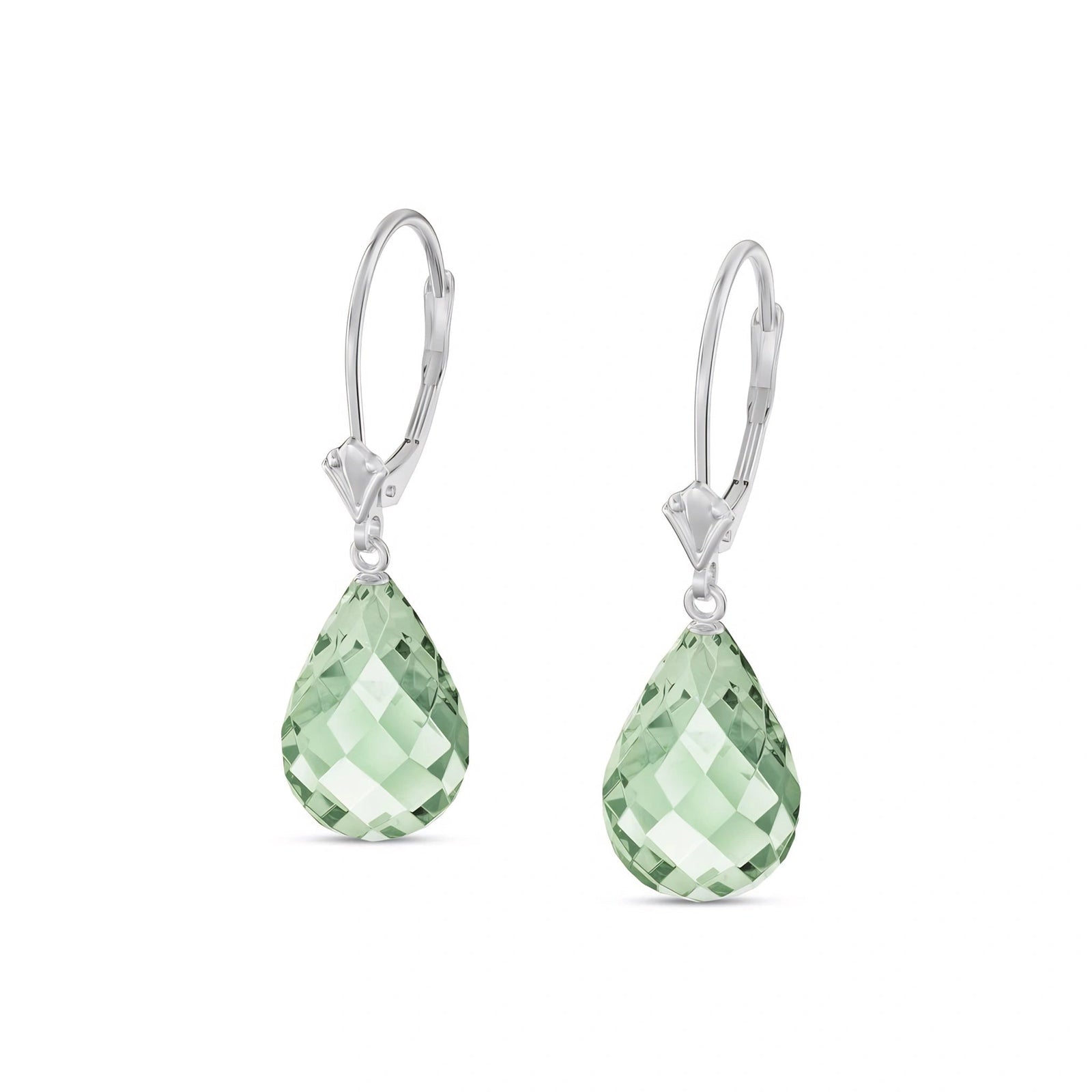 White Gold Green Amethyst — Vespertina