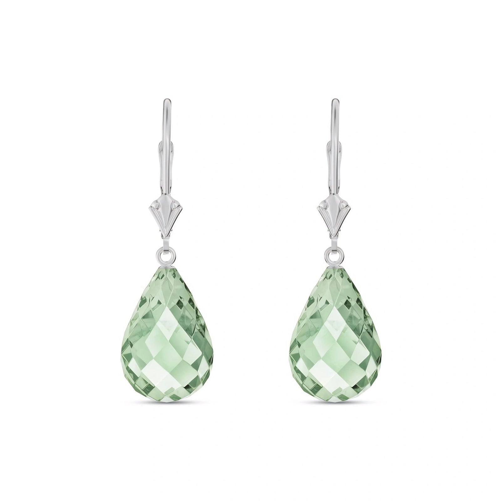 White Gold Green Amethyst — Vespertina