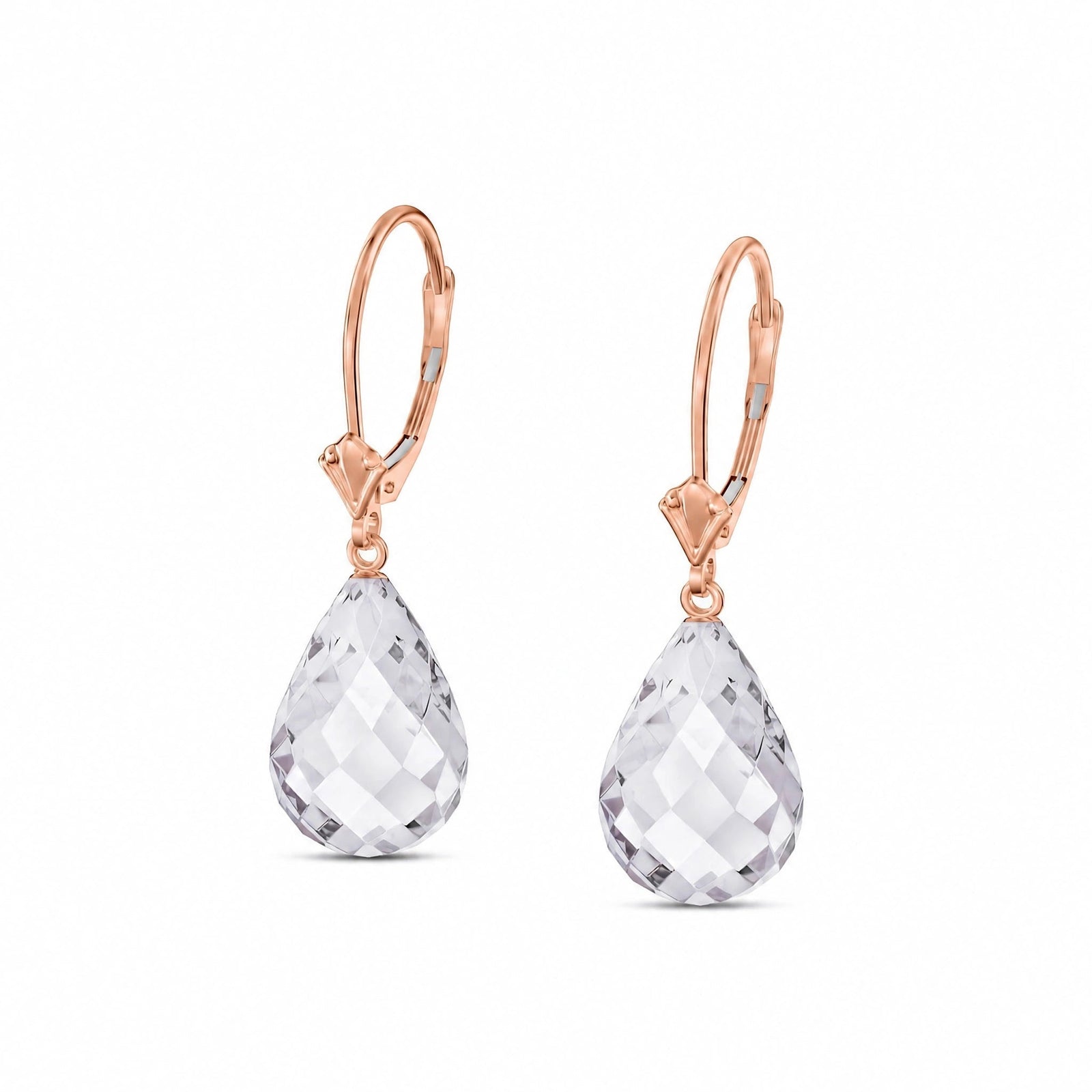 Rose Gold White Topaz — Vespertina