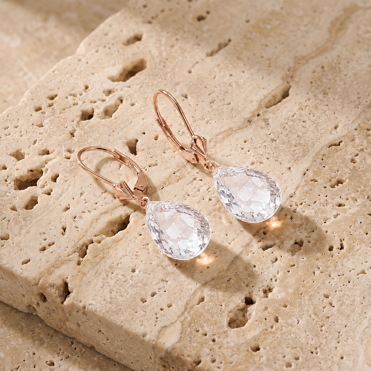 Rose Gold White Topaz — Vespertina
