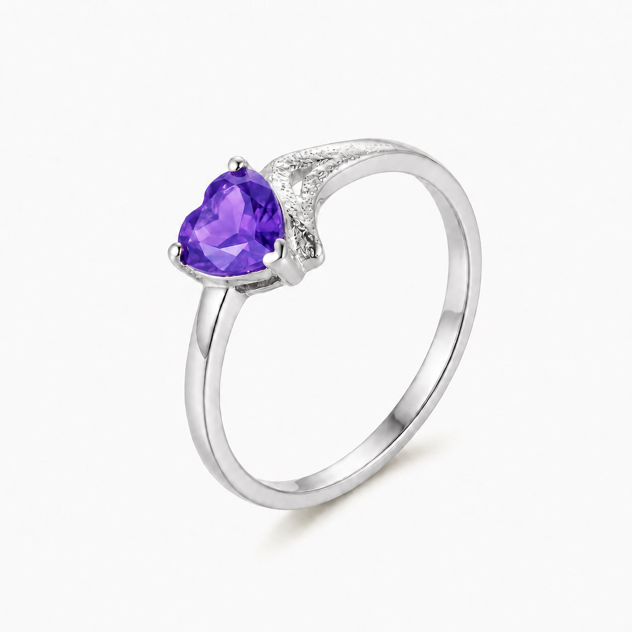 White Gold Eternal Ring Peridot 10K — Elena
