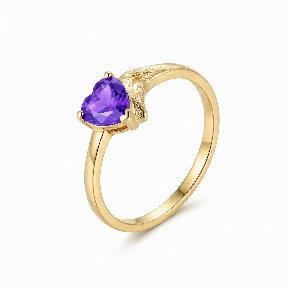 Yellow Gold Eternal Ring Peridot 10K — Elena