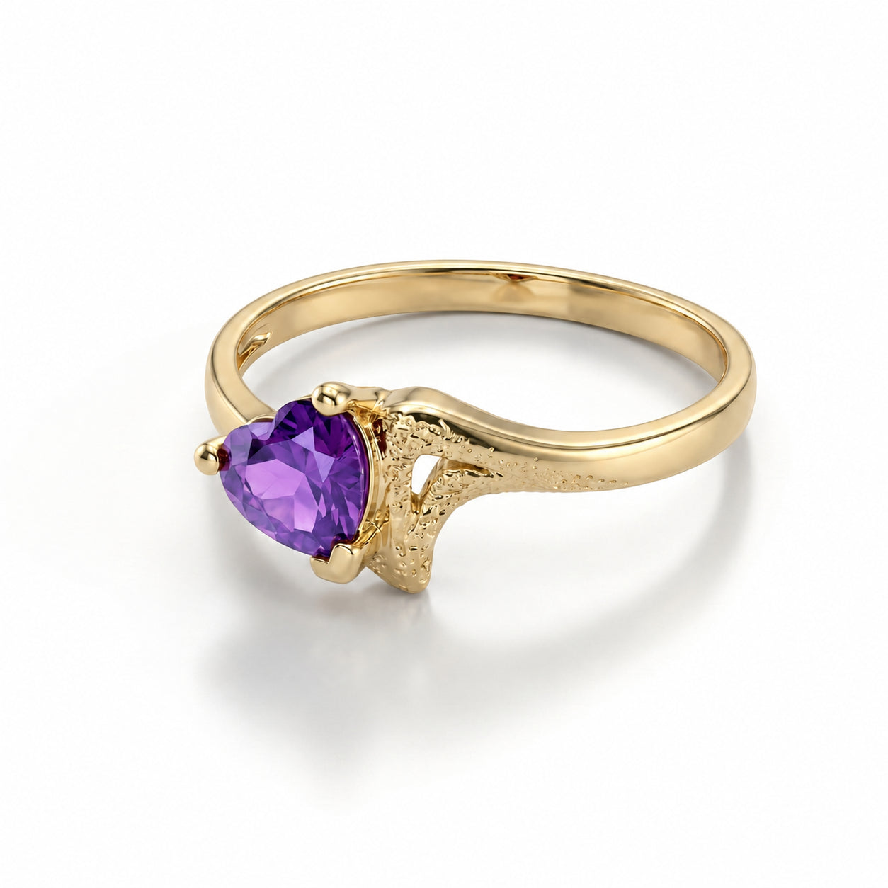 Yellow Gold Eternal Ring Peridot 10K — Elena