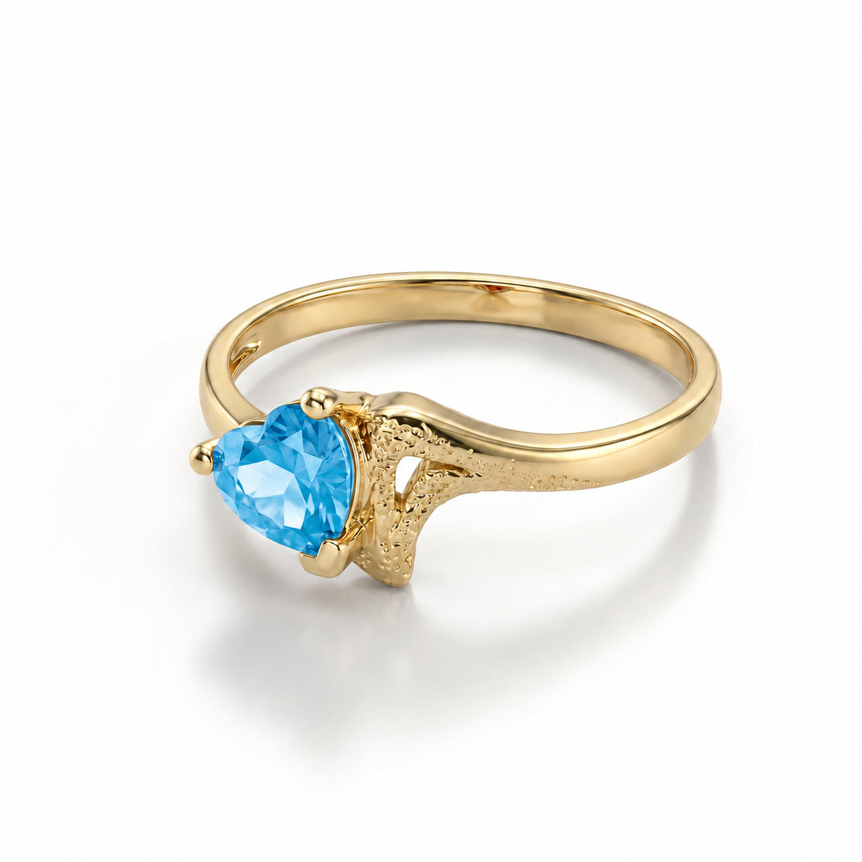 Yellow Gold Eternal Ring Amethyst 10K — Elena