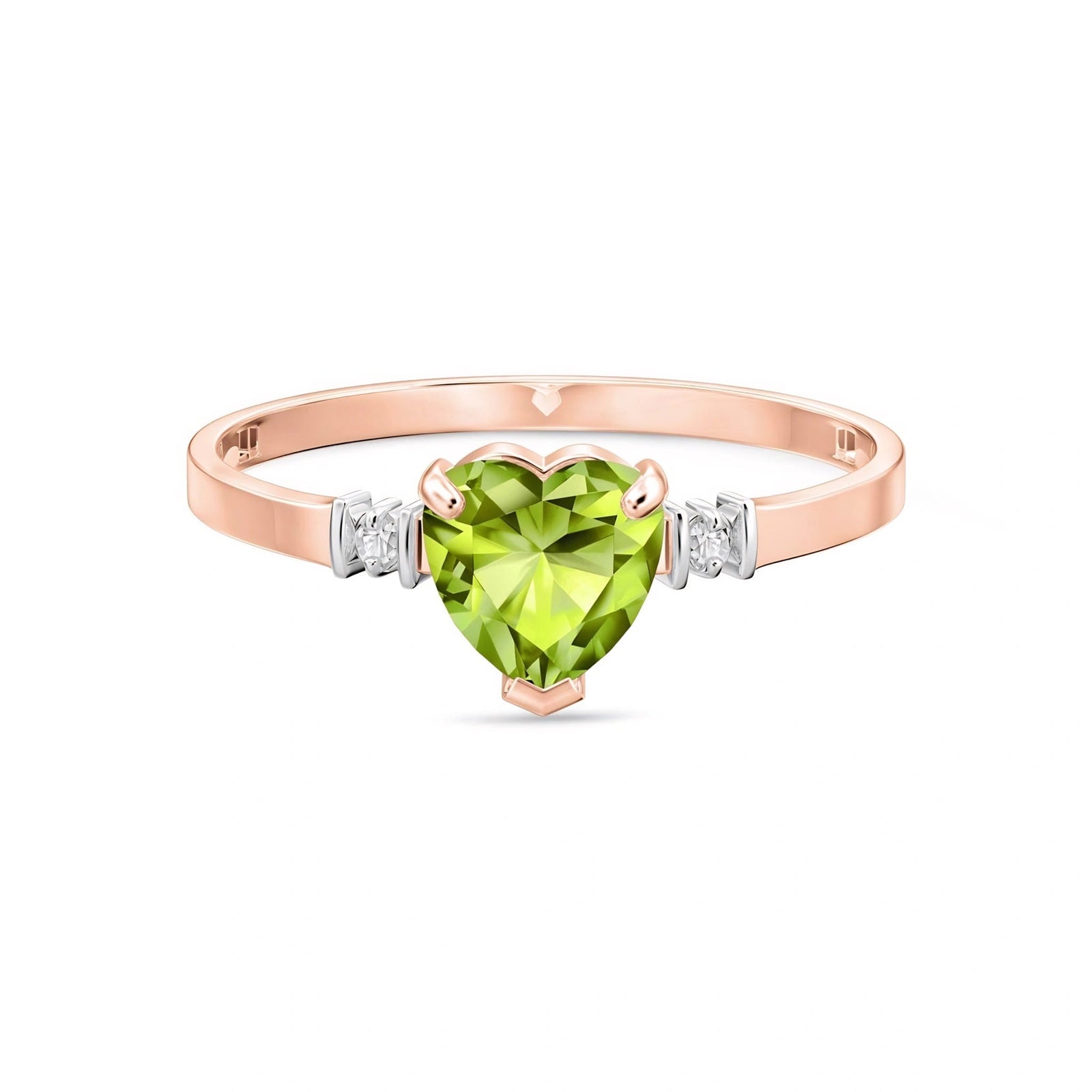 Rose Gold Diamond & Peridot — Viola
