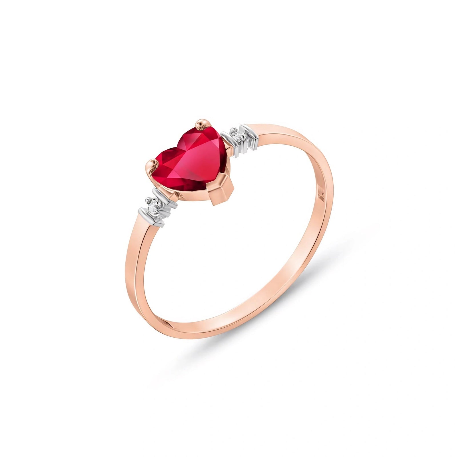 Rose Gold Diamond & Ruby — Viola