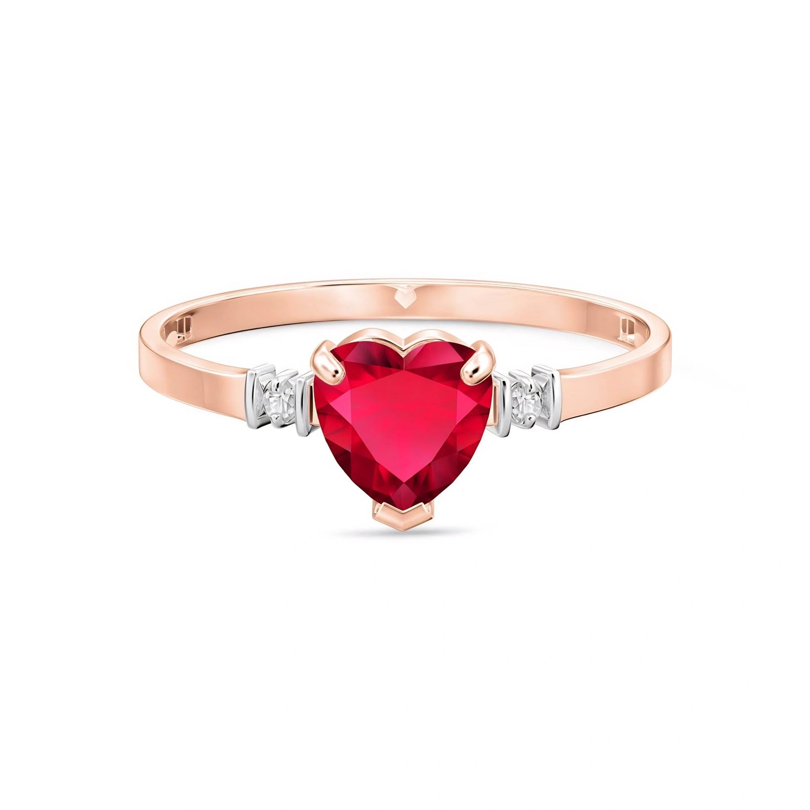 Rose Gold Diamond & Ruby — Viola