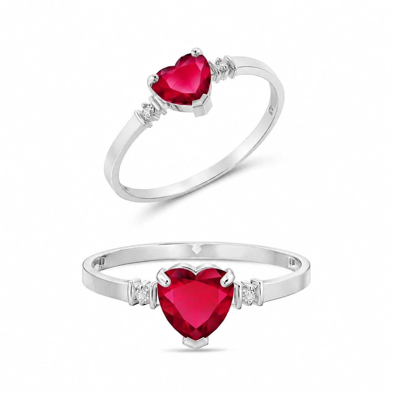 White Gold Diamond & Ruby — Viola