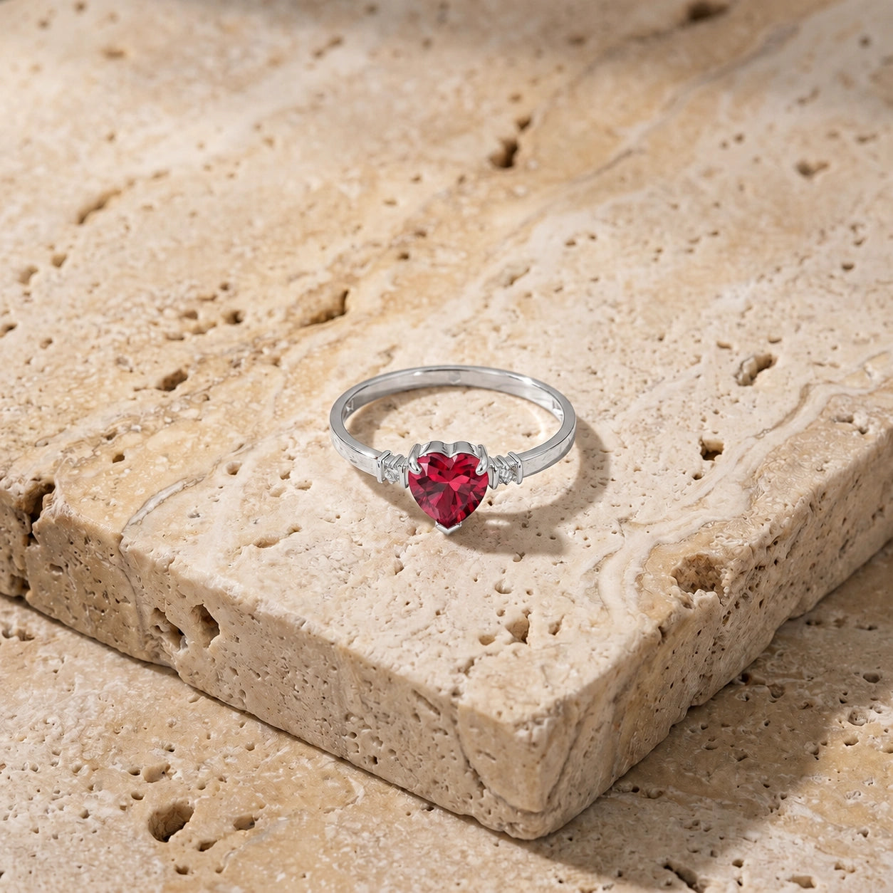 White Gold Diamond & Ruby — Viola