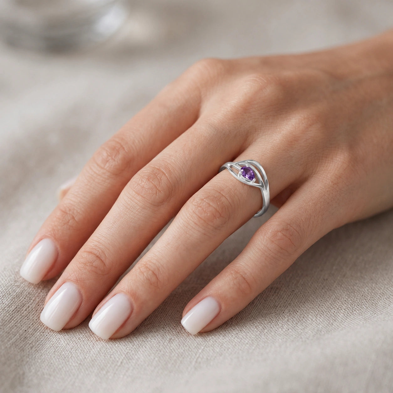 White Gold Amethyst — Violante