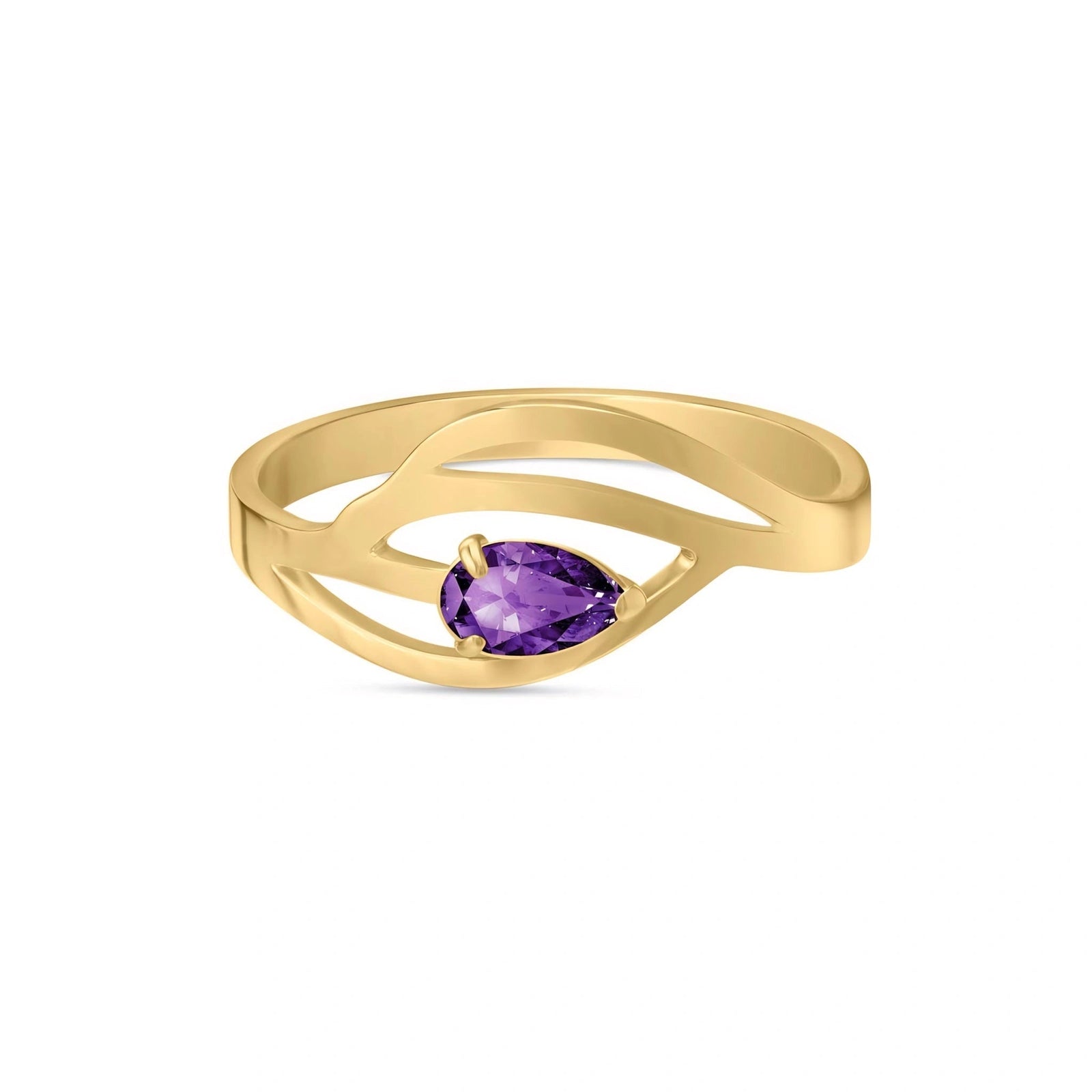 Yellow Gold Amethyst — Violante