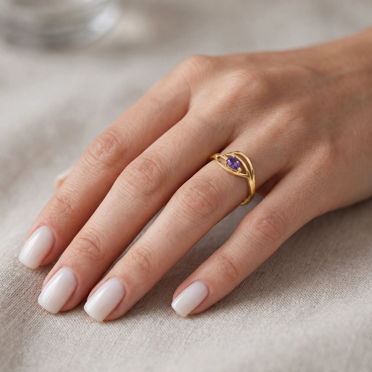 Yellow Gold Amethyst — Violante
