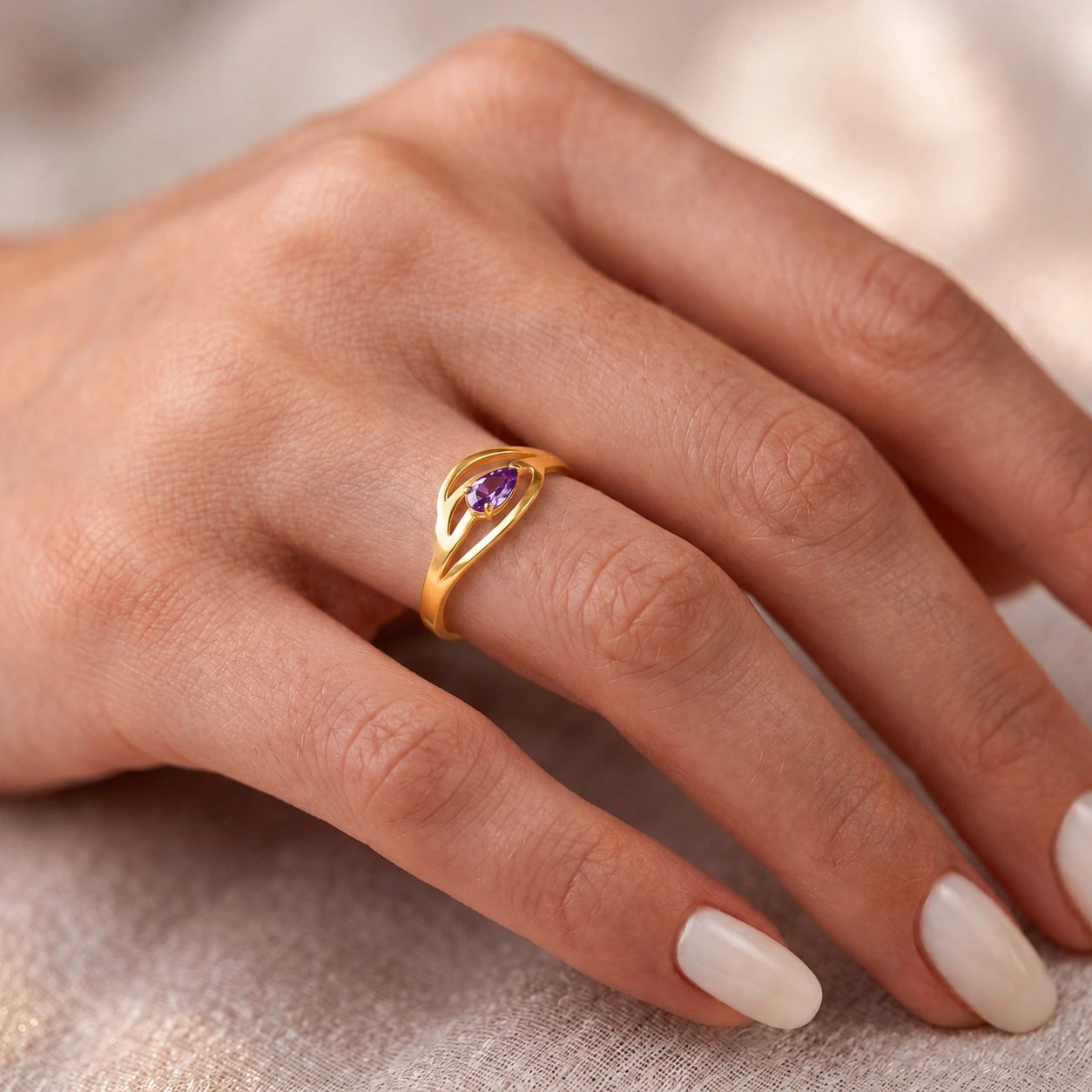 Yellow Gold Amethyst — Violante