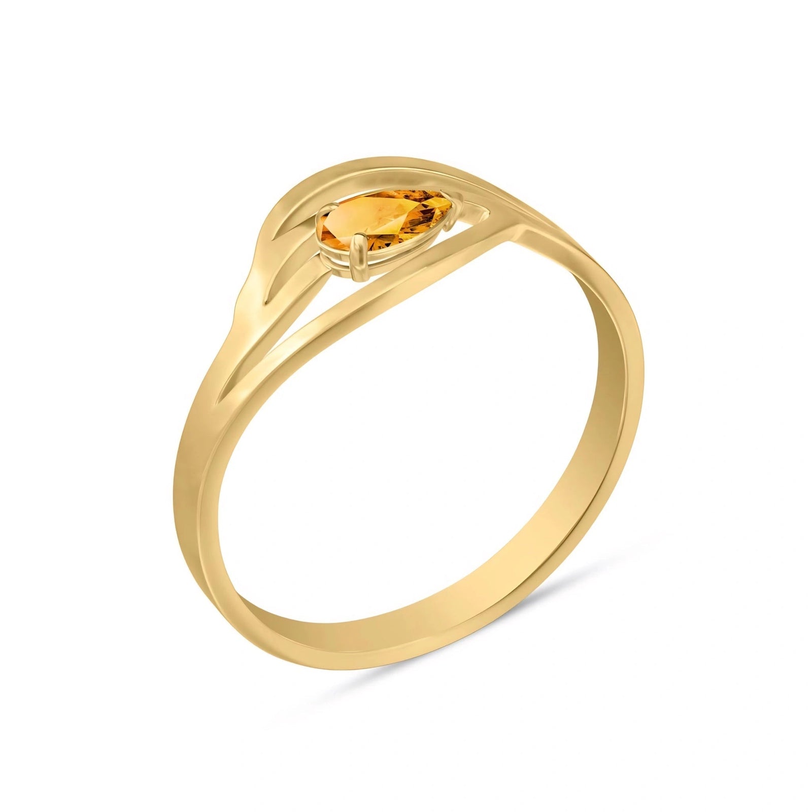 Yellow Gold Citrine — Violante