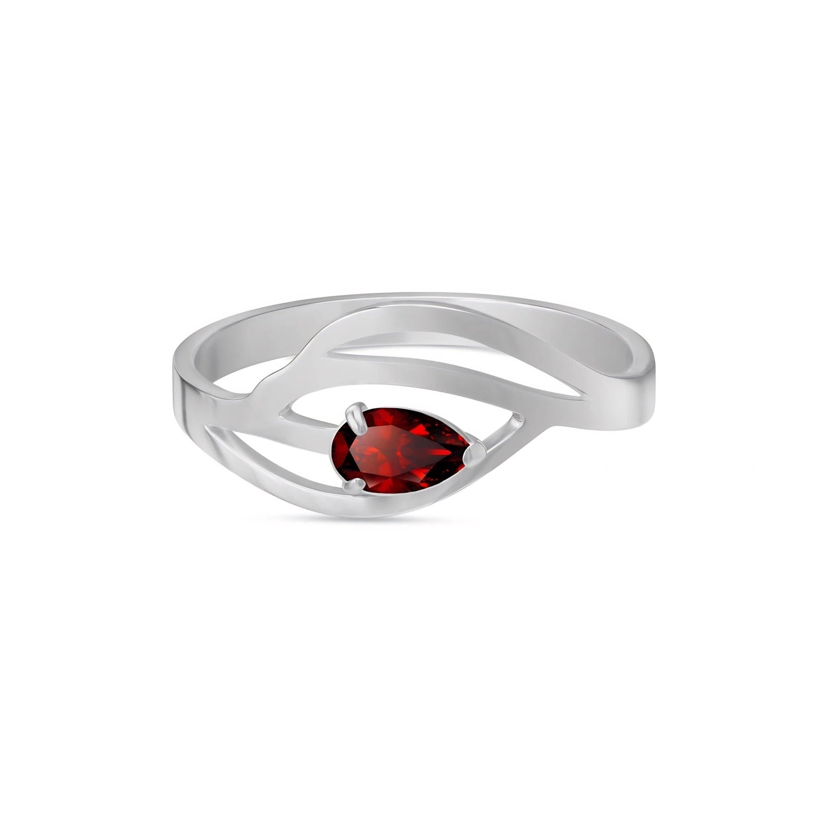White Gold Garnet — Violante