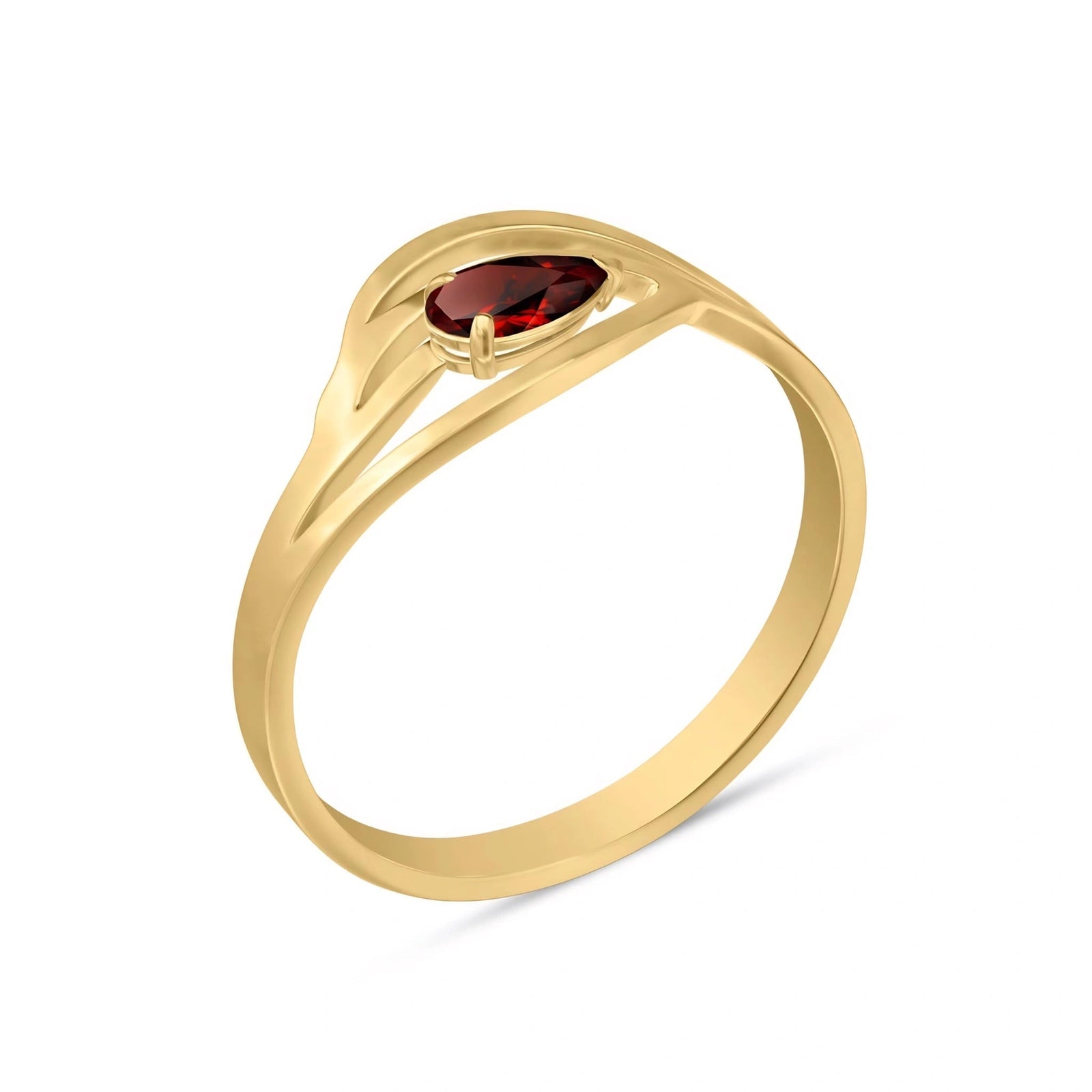 Yellow Gold Garnet — Violante