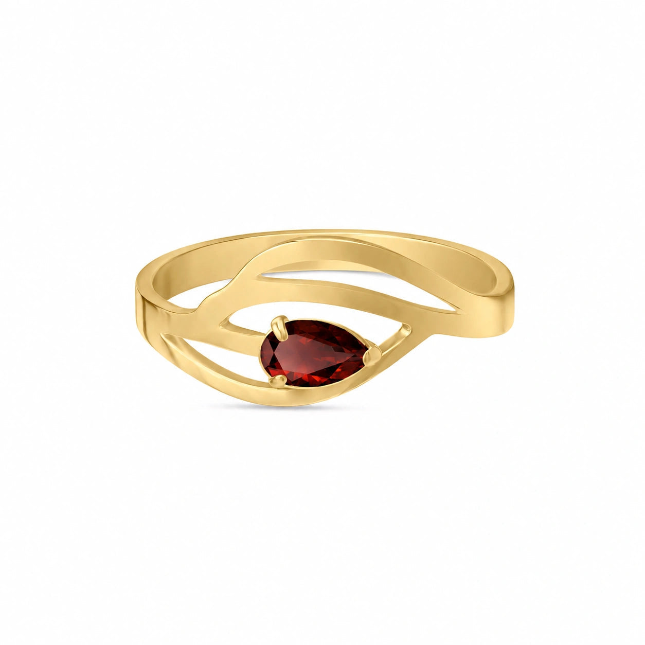 Yellow Gold Garnet — Violante